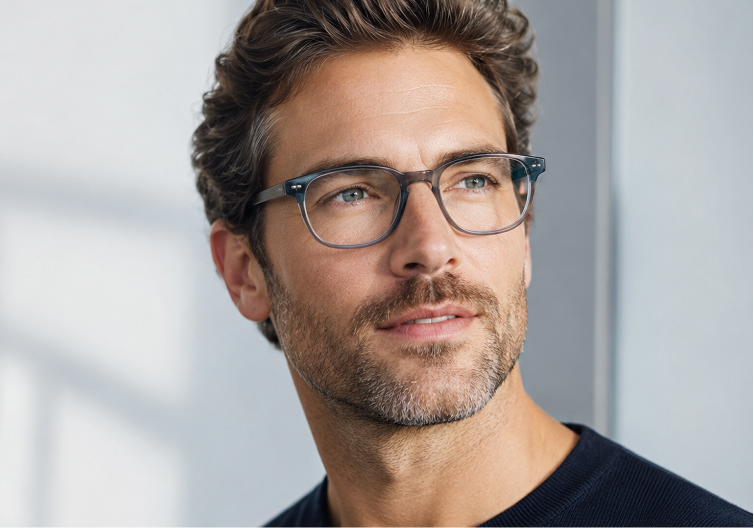 Persona usando lentes MyoLens