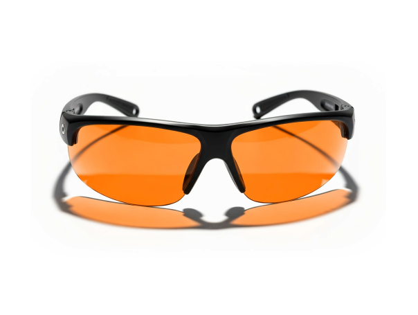 Anteojos con lentes de color ámbar